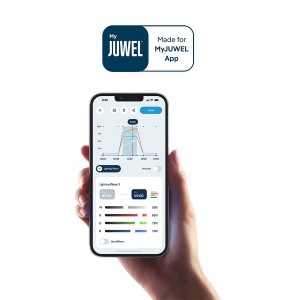 Juwel HeliaLux AppControl: Smartphone-Ansicht der Aquarienbeleuchtung Steuerung.