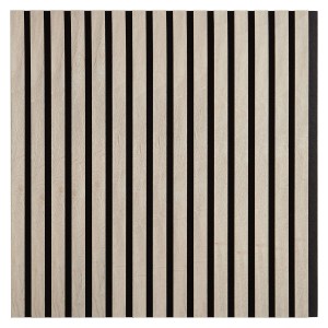 Homestyle4u Akustikpaneel Holz 60x60 cm Grau Wandpaneele Paneele 2660