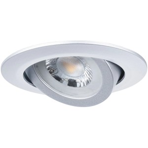 Paulmann LED-Einbaustrahler 3er Set, Chrom matt, schwenkbar.