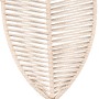 Dekorative Blatt-Figur Desert Flower, 45 cm, naturweiß, aus Metall und Textilfaser.