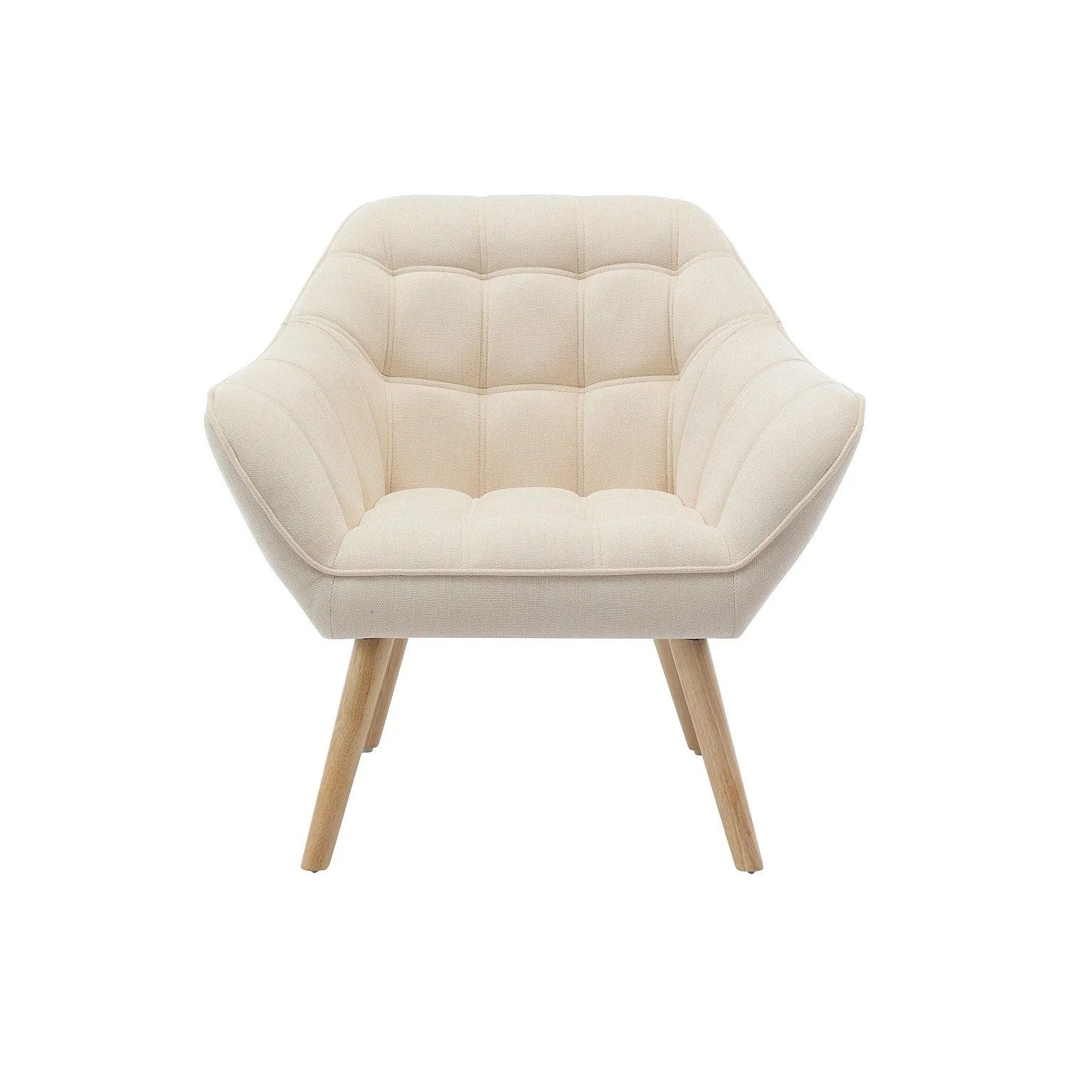 Vente-unique Sessel Mit Gerader Rückenlehne Caserta Beige 82 cm
