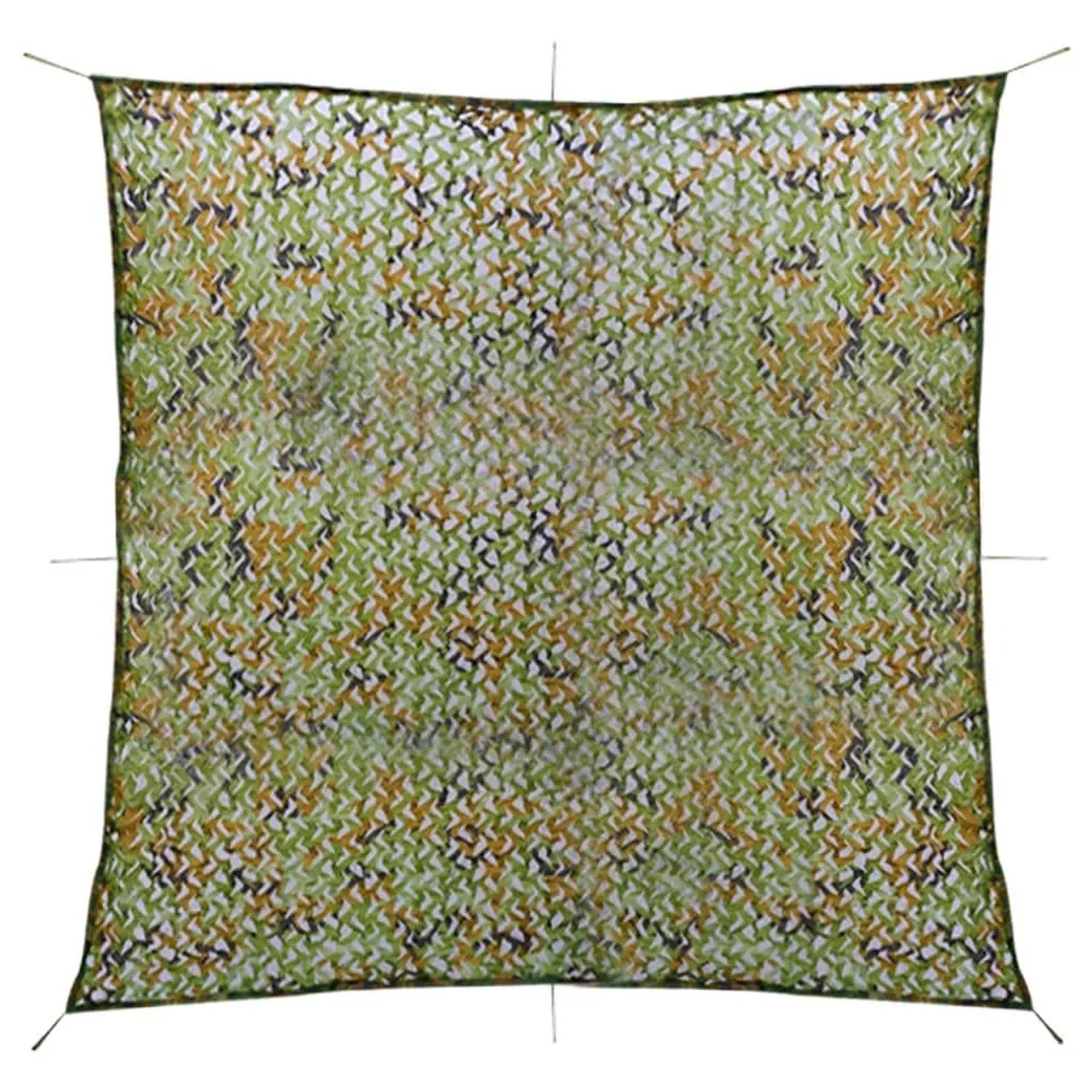 vidaXL Tarnnetz mit Aufbewahrungstasche 5x5 m Grün 135896