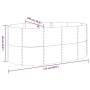 vidaXL Hochbeet Verzinkter Stahl 175x100x68 cm Grau 319059_6