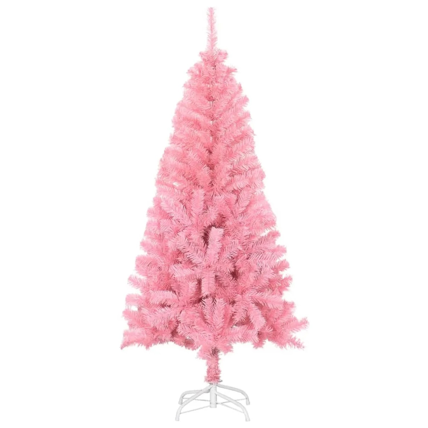 vidaXL Künstlicher Weihnachtsbaum mit Ständer Rosa 120 cm PVC 329177
