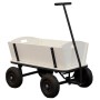 Sunny Bollerwagen Billy Beach Wagon, schwarz, mit Holzkorpus und Luftreifen.