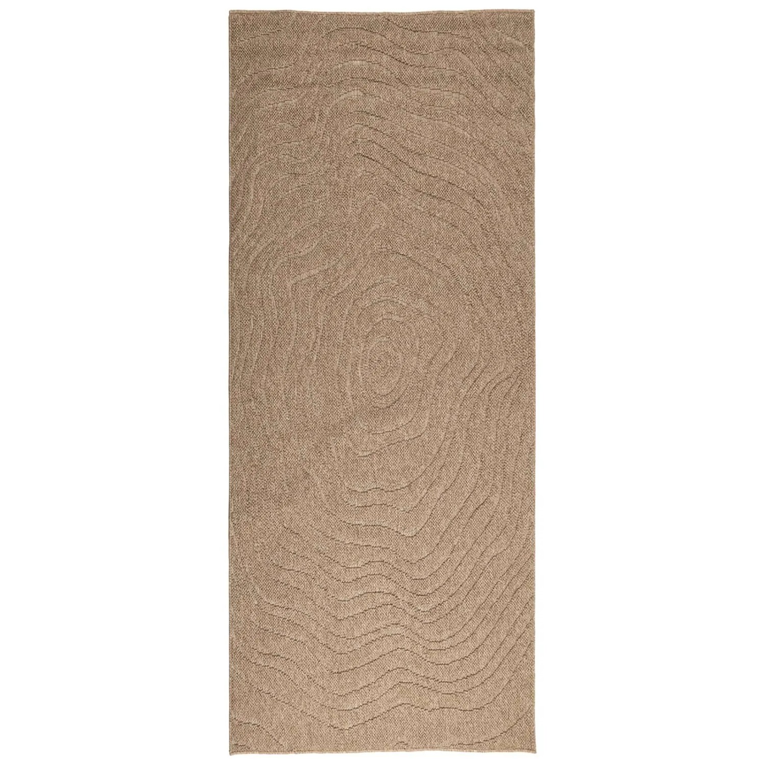 vidaXL Bereichsteppiche Moiré AGIRA Natur 150 x 80 cm Polyester 42022534