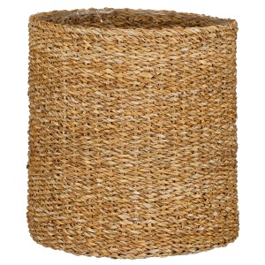 Hellbrauner Mica Seegras-Korb Dave, Ø 36 cm, für Blumentöpfe und Pflanzen.