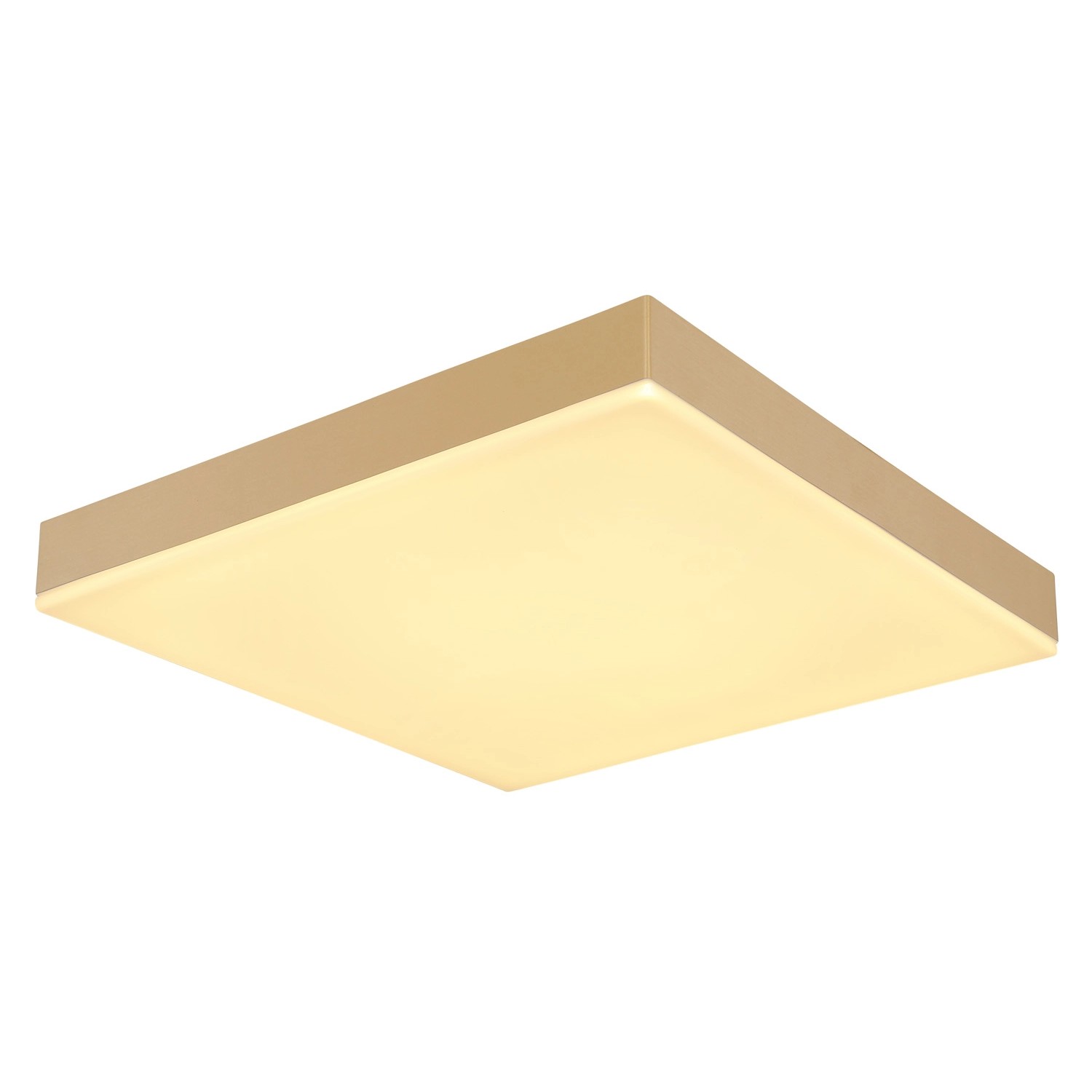 Globo LED-Deckenleuchte Doro Messing 30 x 30 cm
