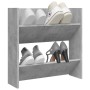 vidaXL Wand-Schuhschrank Betongrau 60x18x60 cm Holzwerkstoff 806726_3