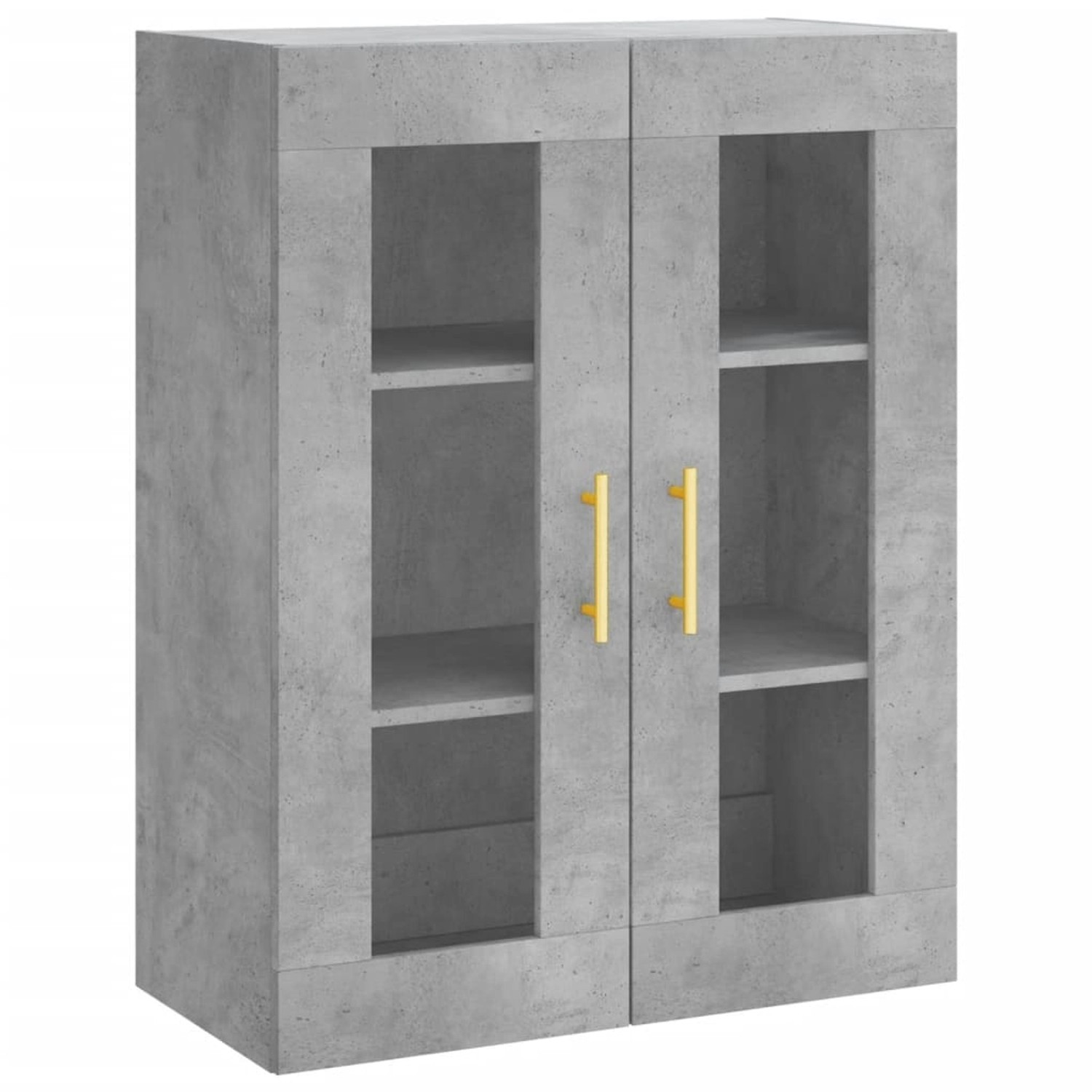 vidaXL Wandschrank Betongrau 69,5x34x90 cm 828472 günstig online kaufen