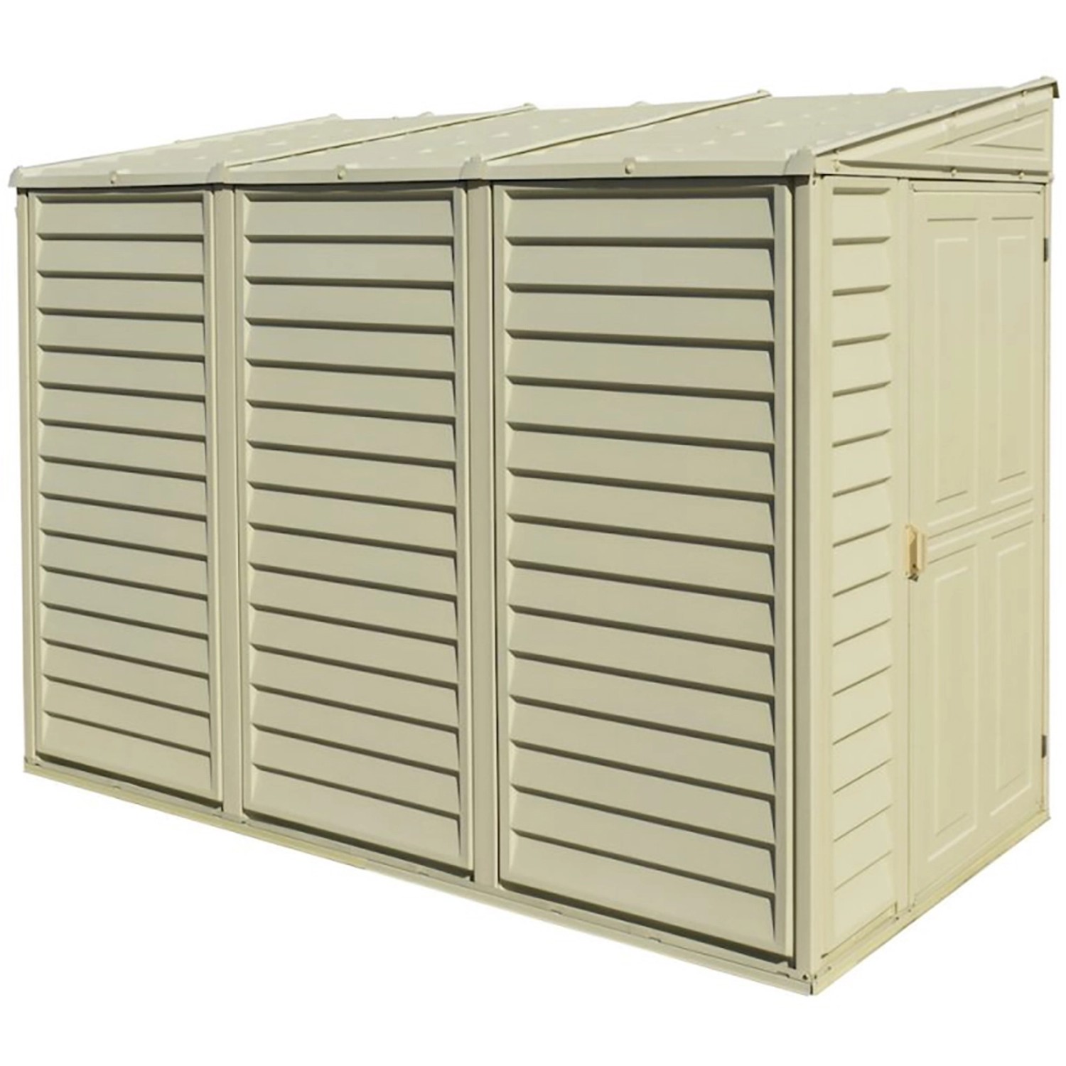 Duramax Kunststoff-Gerätehaus SideMate, 3,6 m², Gartenhaus aus robustem, wetterfestem Kunststoff.