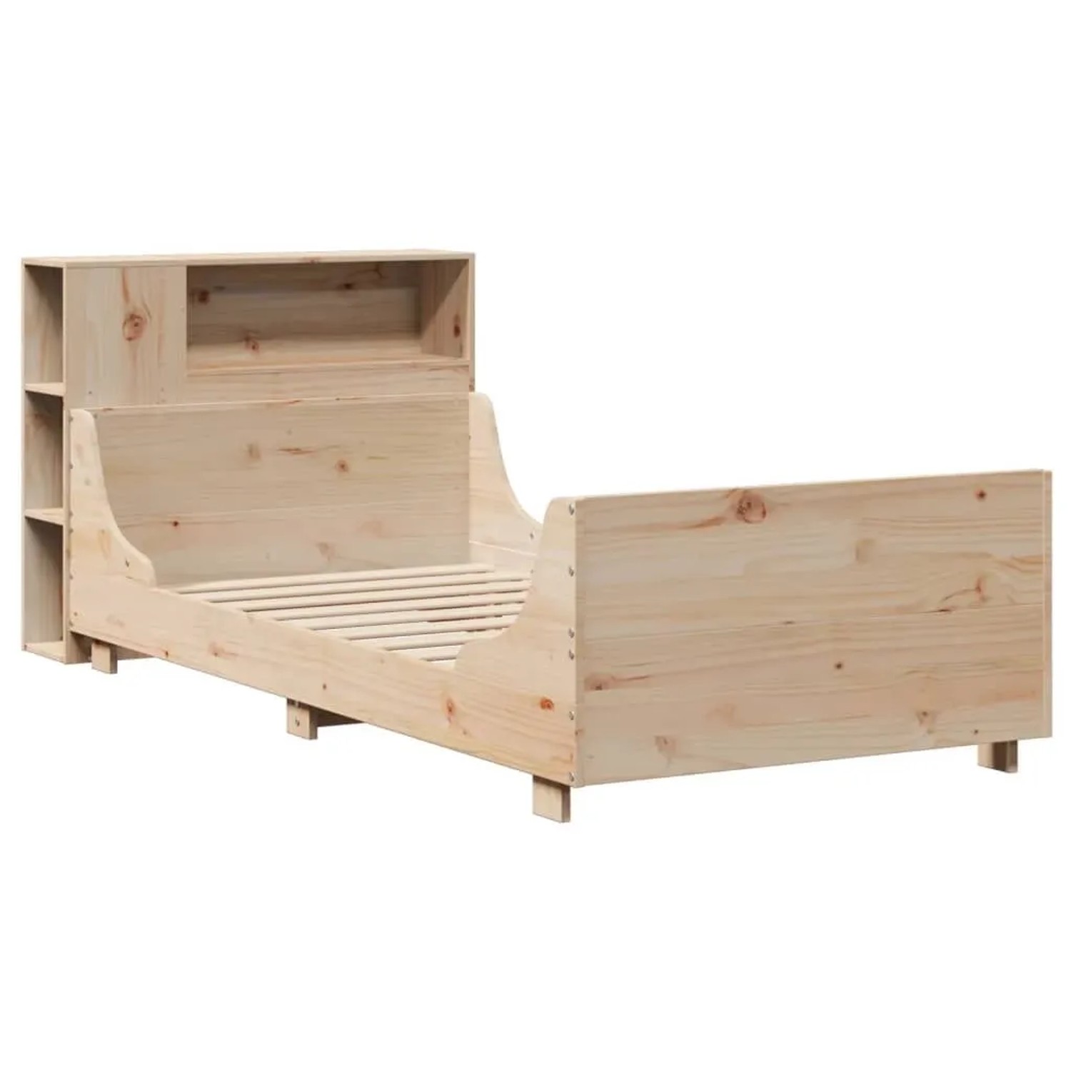 vidaXL Massivholzbett ohne Matratze 90x200 Kiefernholz 3323785 günstig online kaufen