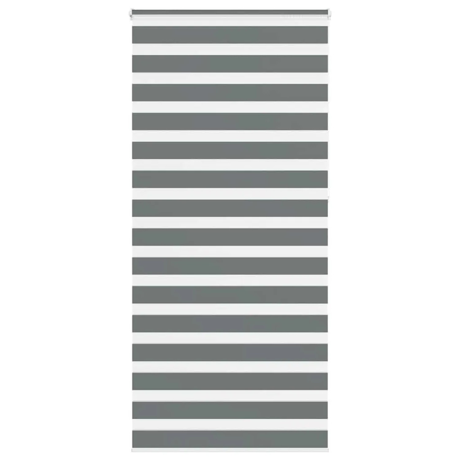 vidaXL Doppelrollo Dunkelgrau 105x230cm Stoffbreite 100,9 cm Polyester 4014 günstig online kaufen