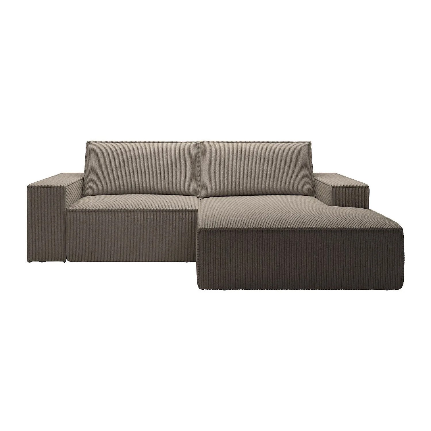 Vente-unique Schlafsofa Amelia Taupe 240 cm