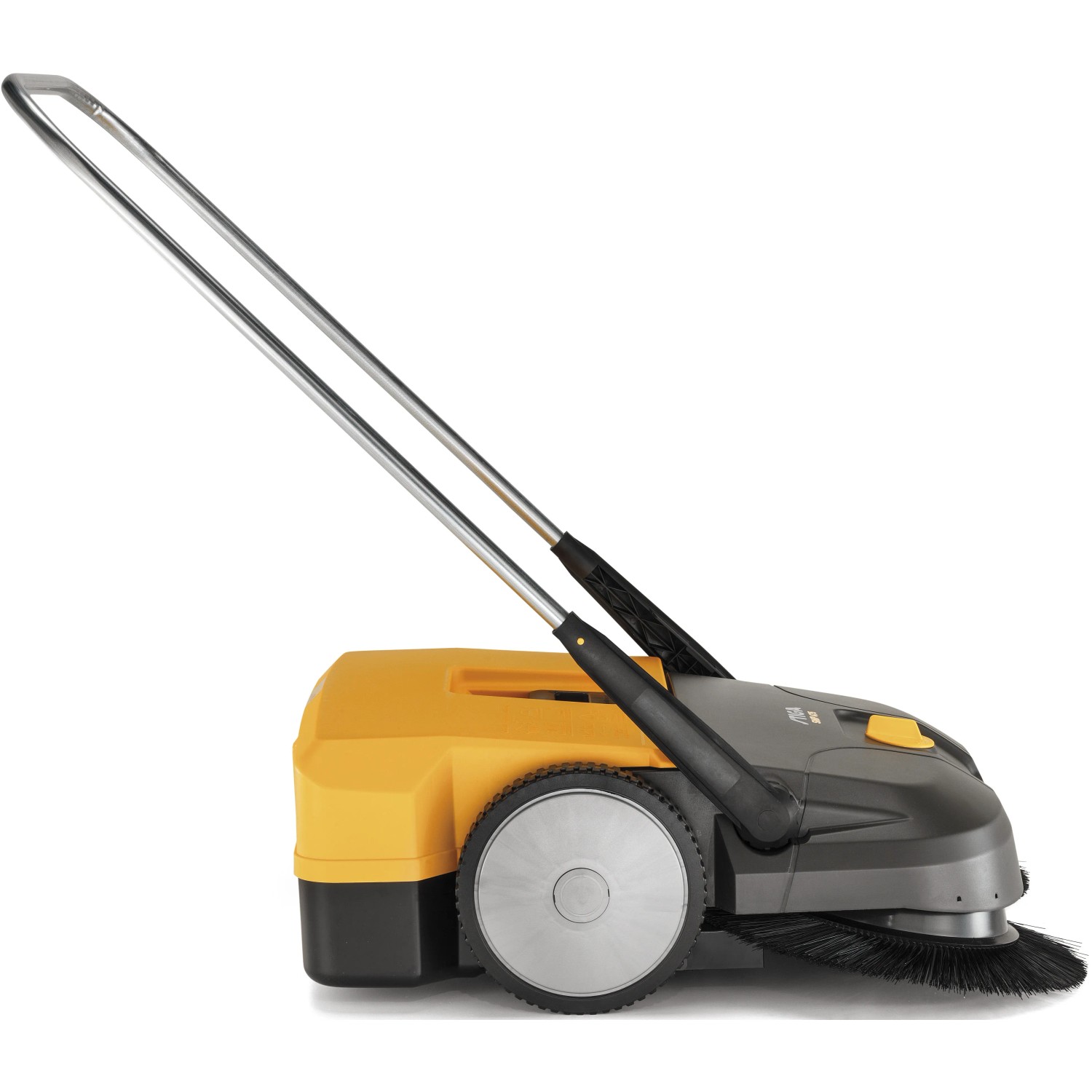 Stiga Kehrmaschine SWP 475 mit 75 cm Reinigungsbreite für mittelgroße Flächen.