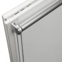 Schöner Wohnen Thermo-Rollo Martha, 45x150 cm, hellgrau, mit Kettenzug und alubeschichteter Rückseite.
