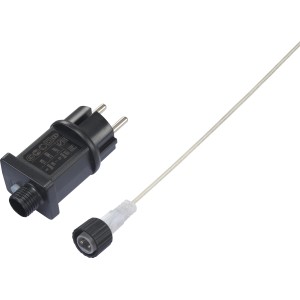 Netzteil und Zuleitung für LED-Figur Tanne, geeignet für den Außenbereich.