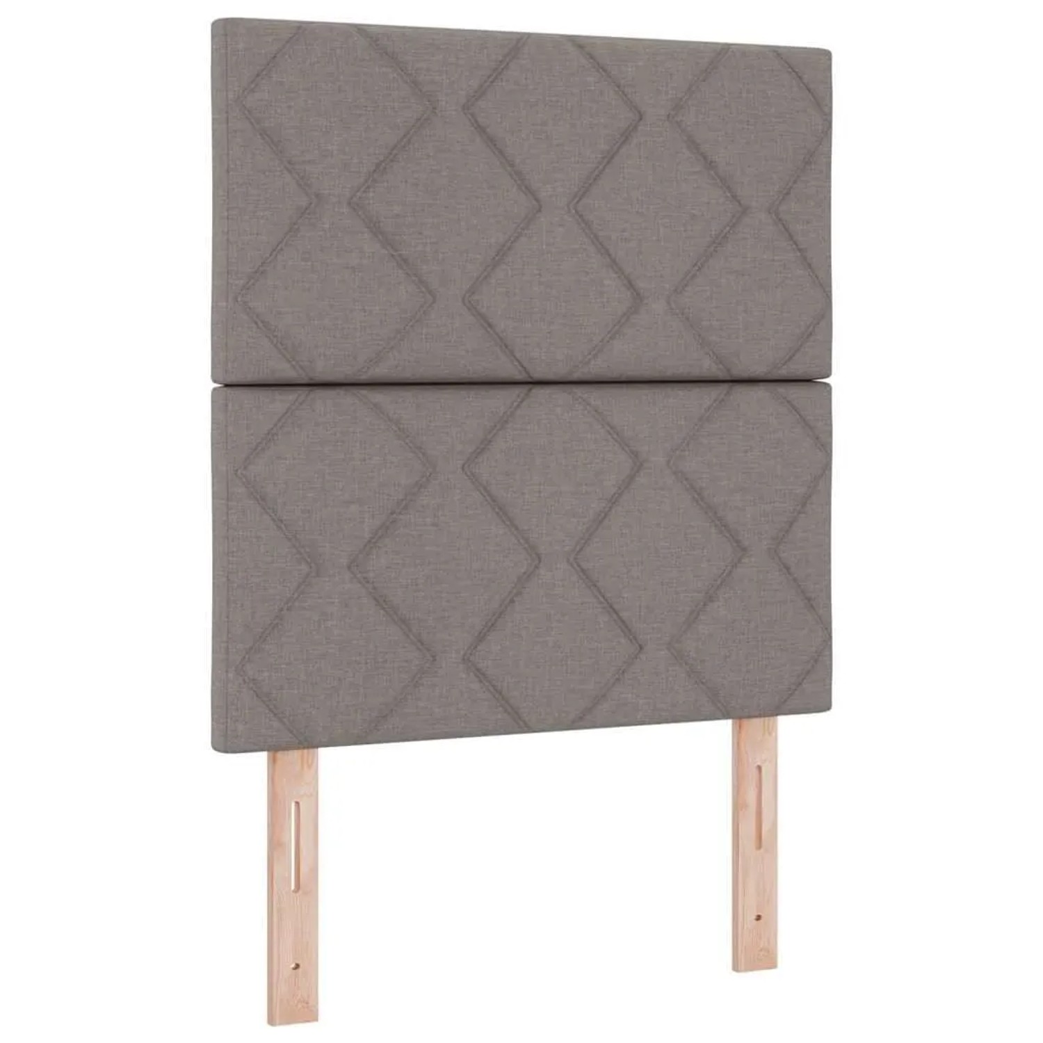 vidaXL Kopfteil mit Kopfteil Taupe 80 cm Kunstleder 3337877