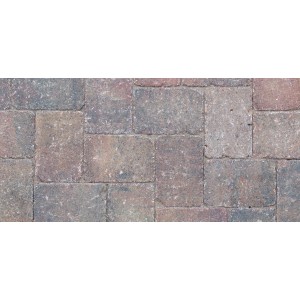 Diephaus Pflasterstein Collo Herbstlaub, 21x14x7 cm, verlegt. Pflastersteine für Gartenwege und Terrassen.