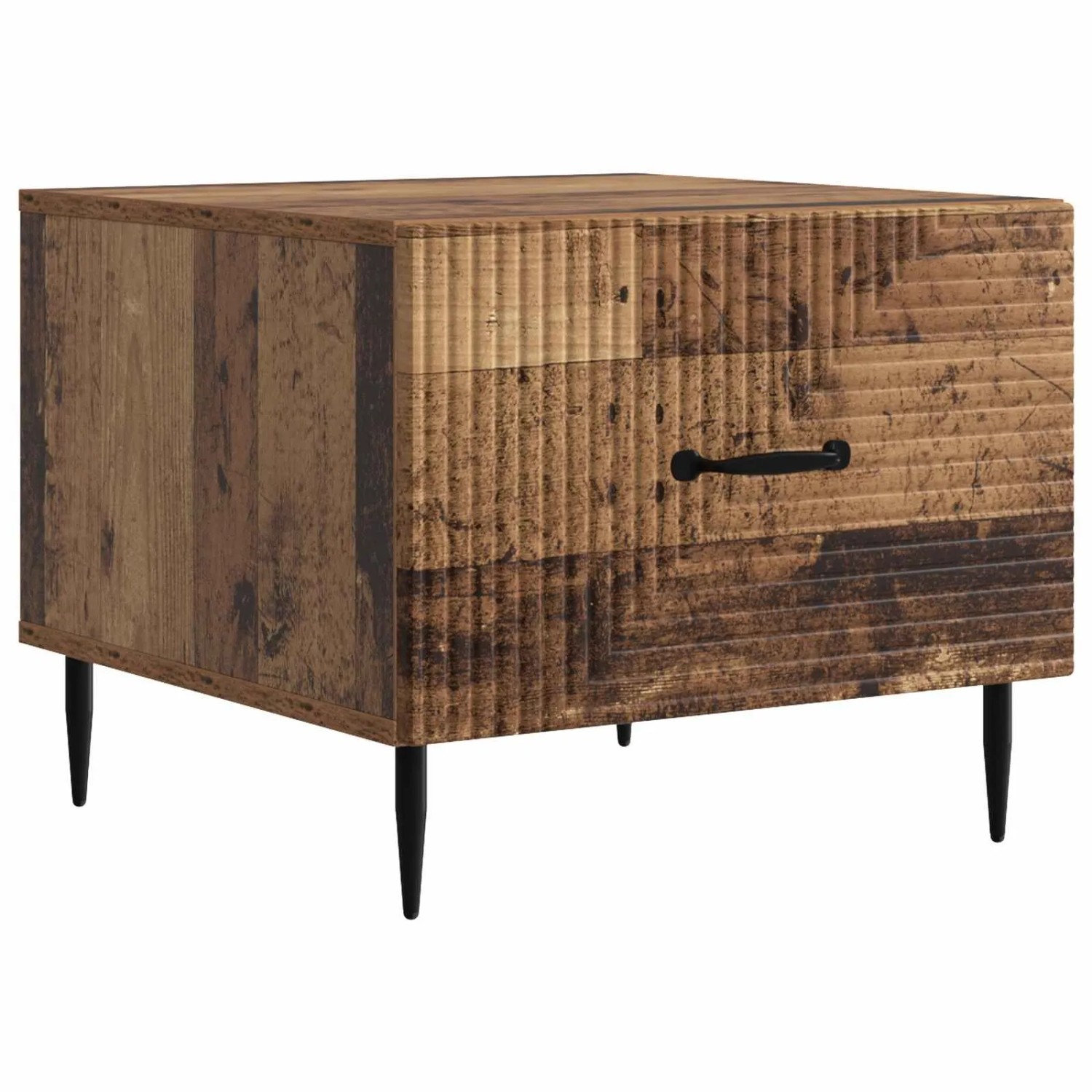 vidaXL Couchtisch mit Schubladen Altholz 49 x 50 x 40 cm Holzwerkstoff 894973