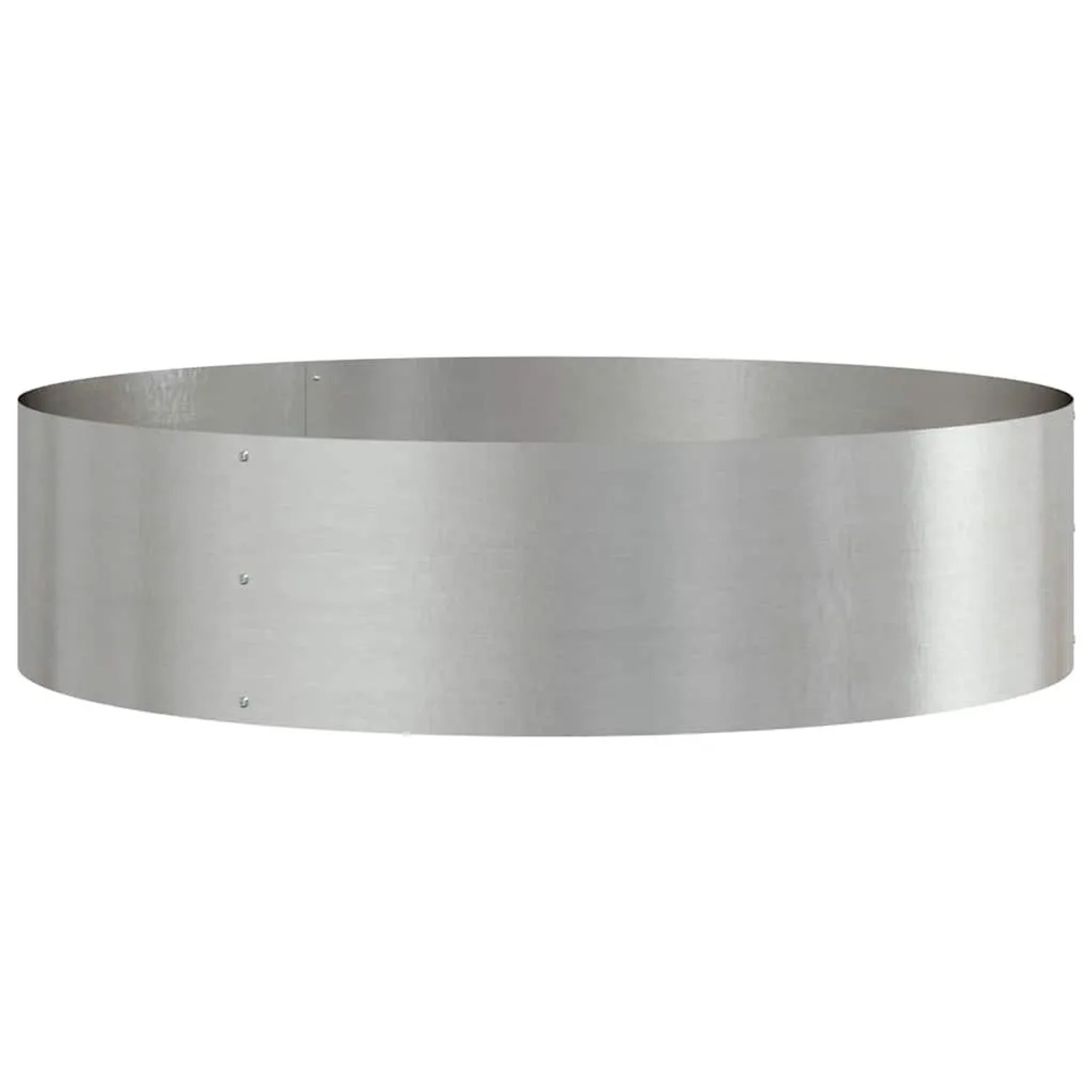 vidaXL Pflanzenring Silber 80 x 80 x 20 cm Edelstahl 873628