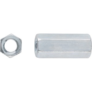 Verbindungsmutter M6 x 30 mm Stahl Feuerverzinkt 4 Stück