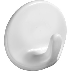 Weißer Hettich Klebehaken, Ø 36 mm, aus Kunststoff für Garderobe.