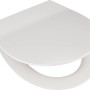 Weißer baliv WC-Sitz Aduja aus Duroplast mit Absenkautomatik und Quick-Release Funktion.