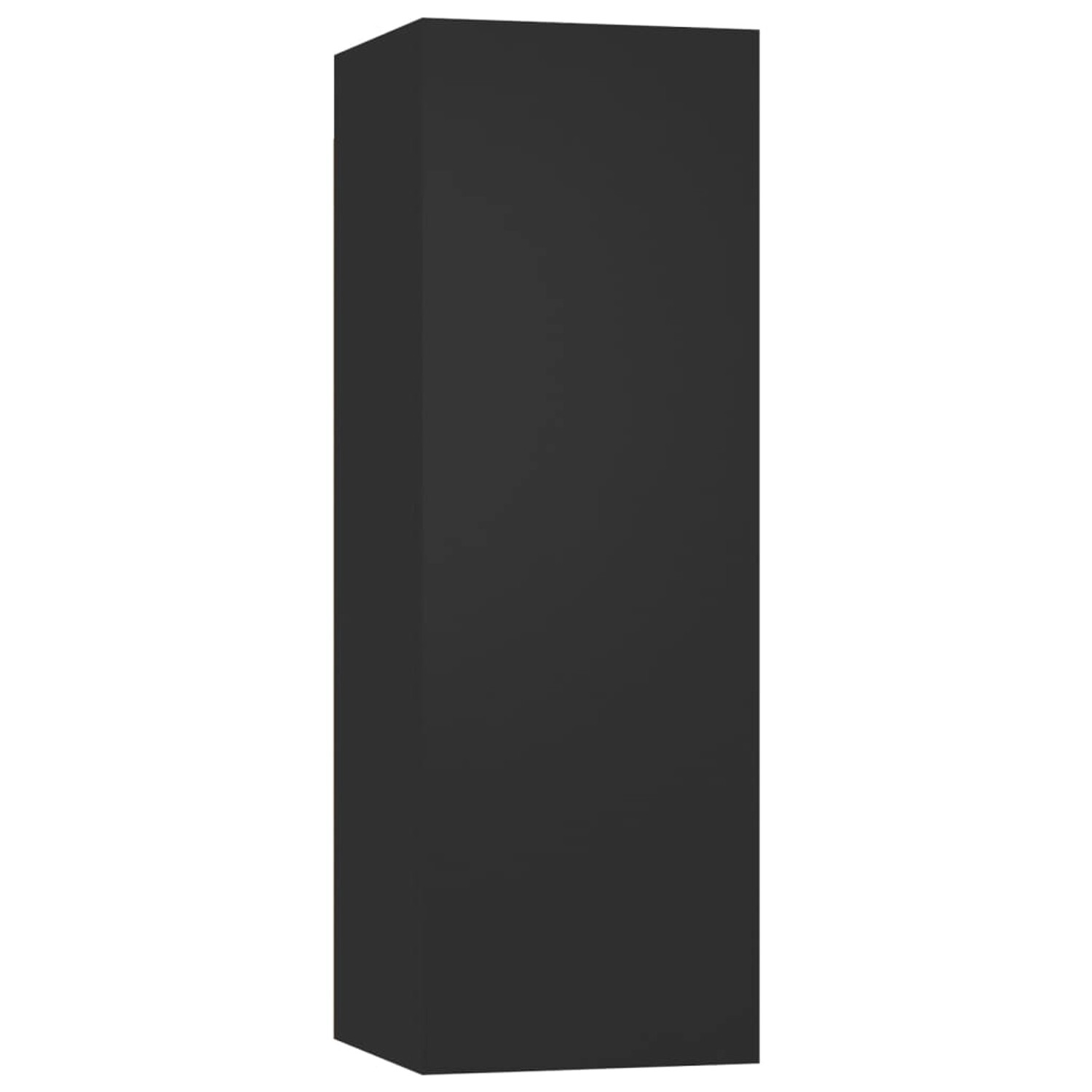 vidaXL TV-Schrank Schwarz 30,5x30x90 cm Holzwerkstoff 803346 günstig online kaufen