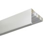 Gardinia Vorhangschiene P2Ü, 150 cm, Weiß, für 3 Gardinenläufe, zur Deckenmontage