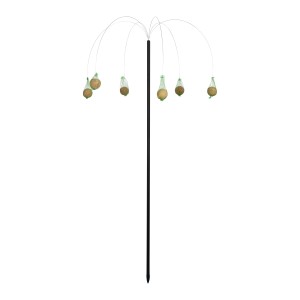 Esschert Design Futterpalme, 140 cm, mit 6 Halterungen für Meisenknödel.