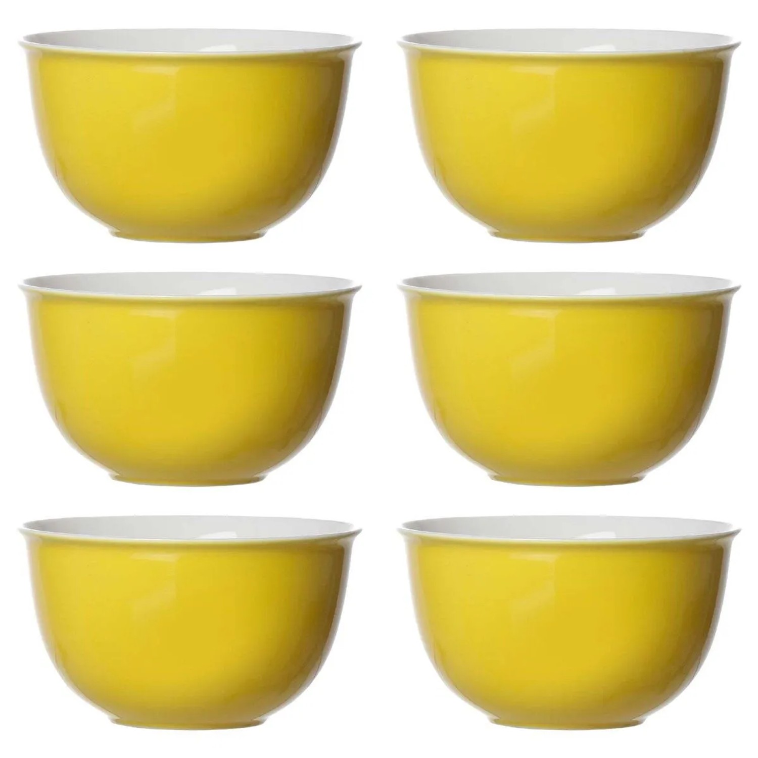 Ritzenhoff & Breker DOPPIO Müslischalen 14 cm 6er Set Gelb