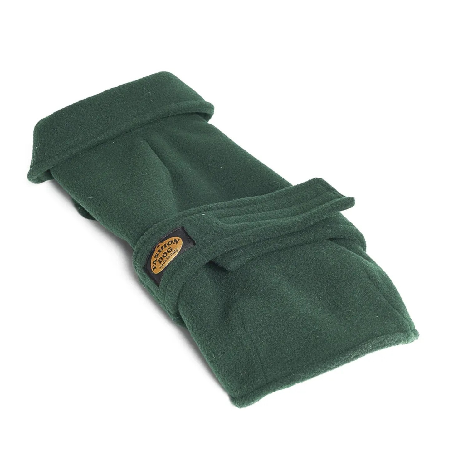 Fashion Dog Fleece-Hundemantel Grün 27 cm