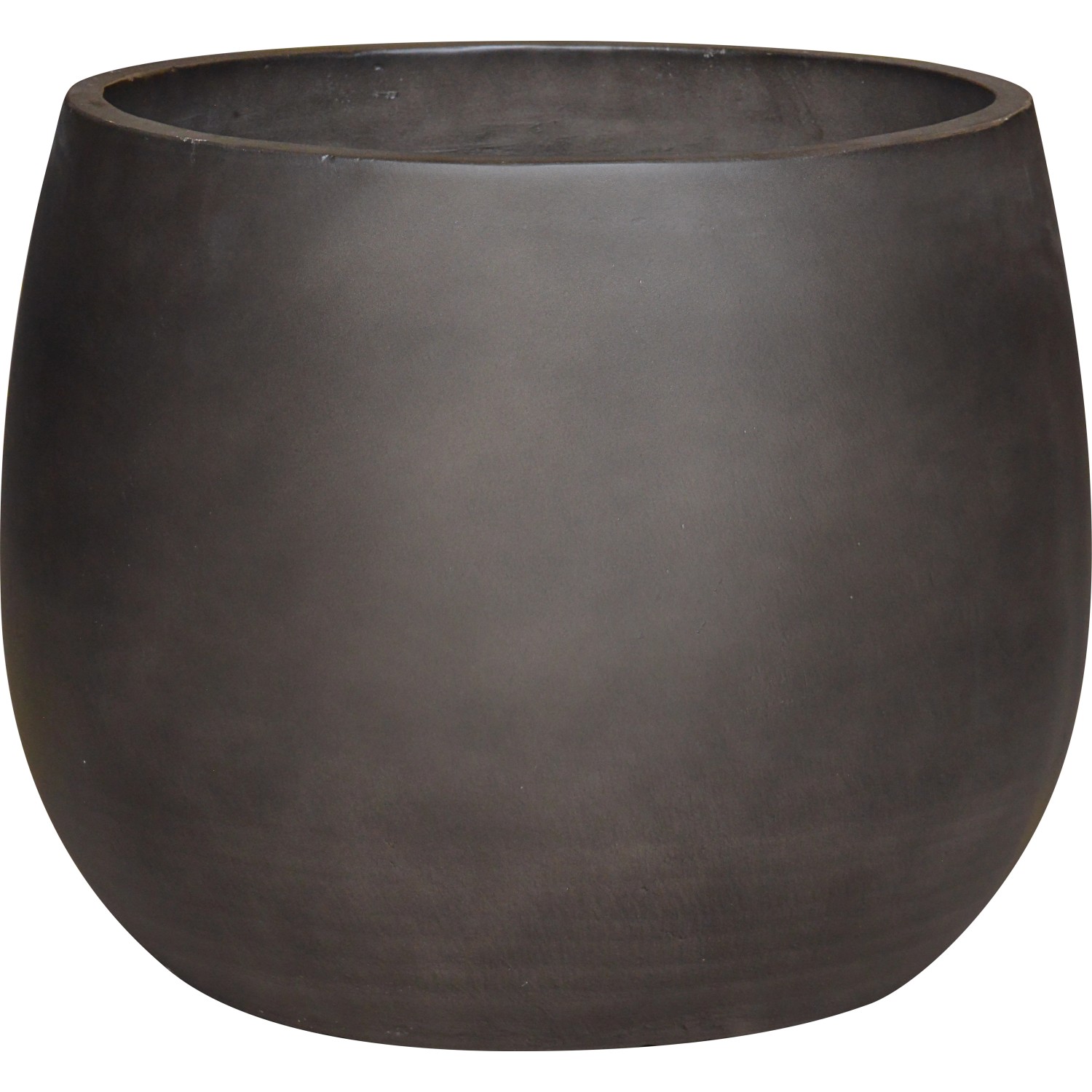 Übertopf Leichtzement Matt Dunkelgrau 20 cm x 20 cm x 16 cm günstig online kaufen