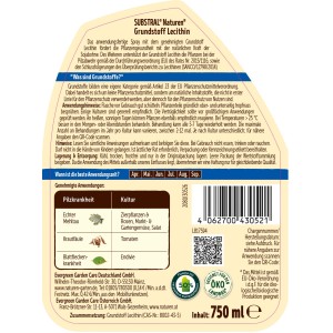 Substral Grundstoff Lecithin Spray, Pflanzenstärkungsmittel zur Förderung der Pflanzengesundheit im 750ml Sprühflasche.