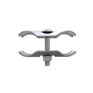 Feuerverzinkte Schake Verbindungsschelle (5,5 mm) für Baugeräte, Detailansicht.