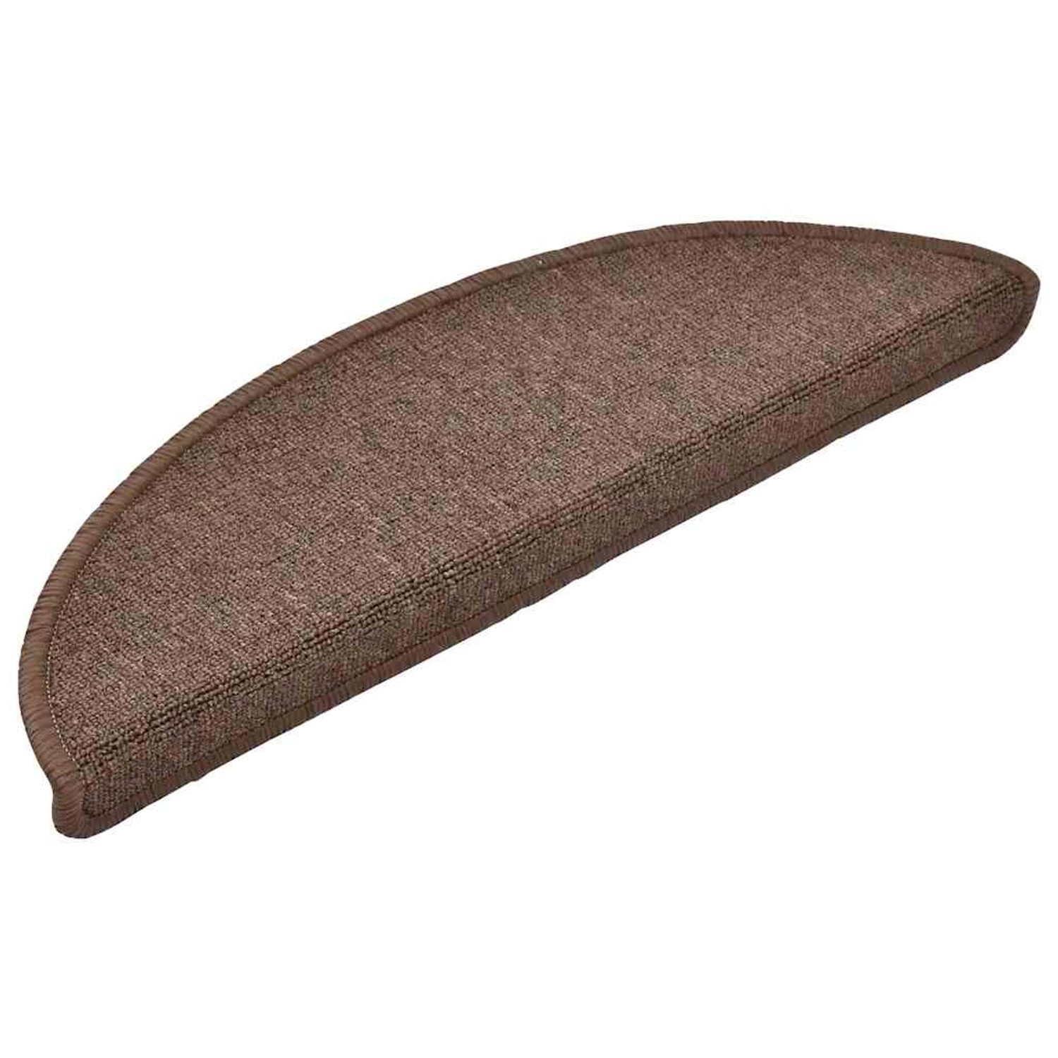 vidaXL Stufenmatten 20 Stk 56x17x3 cm Kaffeebraun Halbrund 3365785 günstig online kaufen