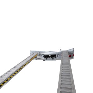 Stema Auffahrrampen Set für Autoanhänger, 2 Aluminium Rampen mit Verstaumöglichkeit.