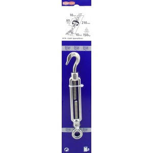 Conacord Spannschloss, V4A-Stahl, rostfrei, 180 mm Länge, für Riegel und Sperren.