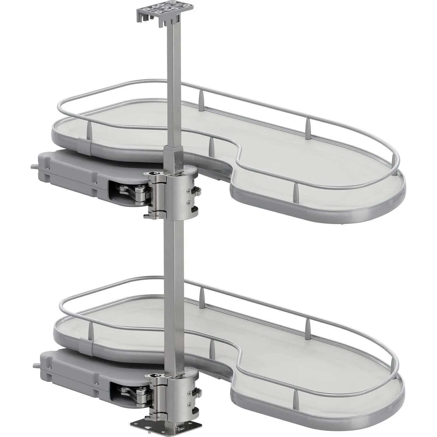 Vauth-Sagel Eckschrankauszug Cornerstone Maxx Planero Korpusbreite 800 mm Rechts Silber Hellgrau