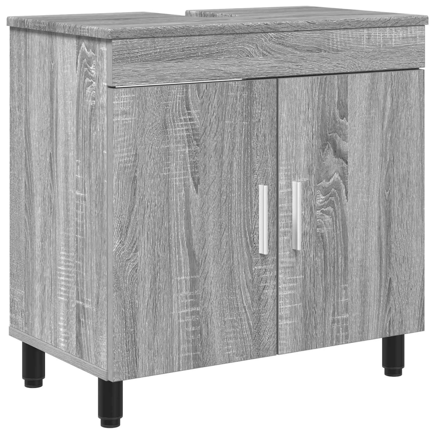 vidaXL Waschtisch Grau Sonoma 60 x 35 x 60 cm Holzwerkstoff 889401