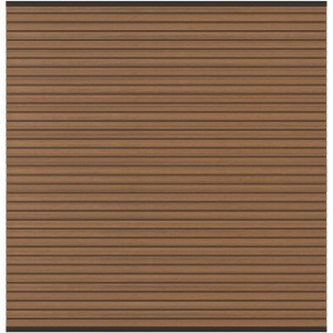 Sichtschutz Zaunfeld-Set System Neo WPC Platinum Teak-Braun 178 cm x 184 cm