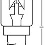 Osram Halogen E14 Leuchtmittel Röhrenform, 15W, 2er-Pack für Backofenbeleuchtung.