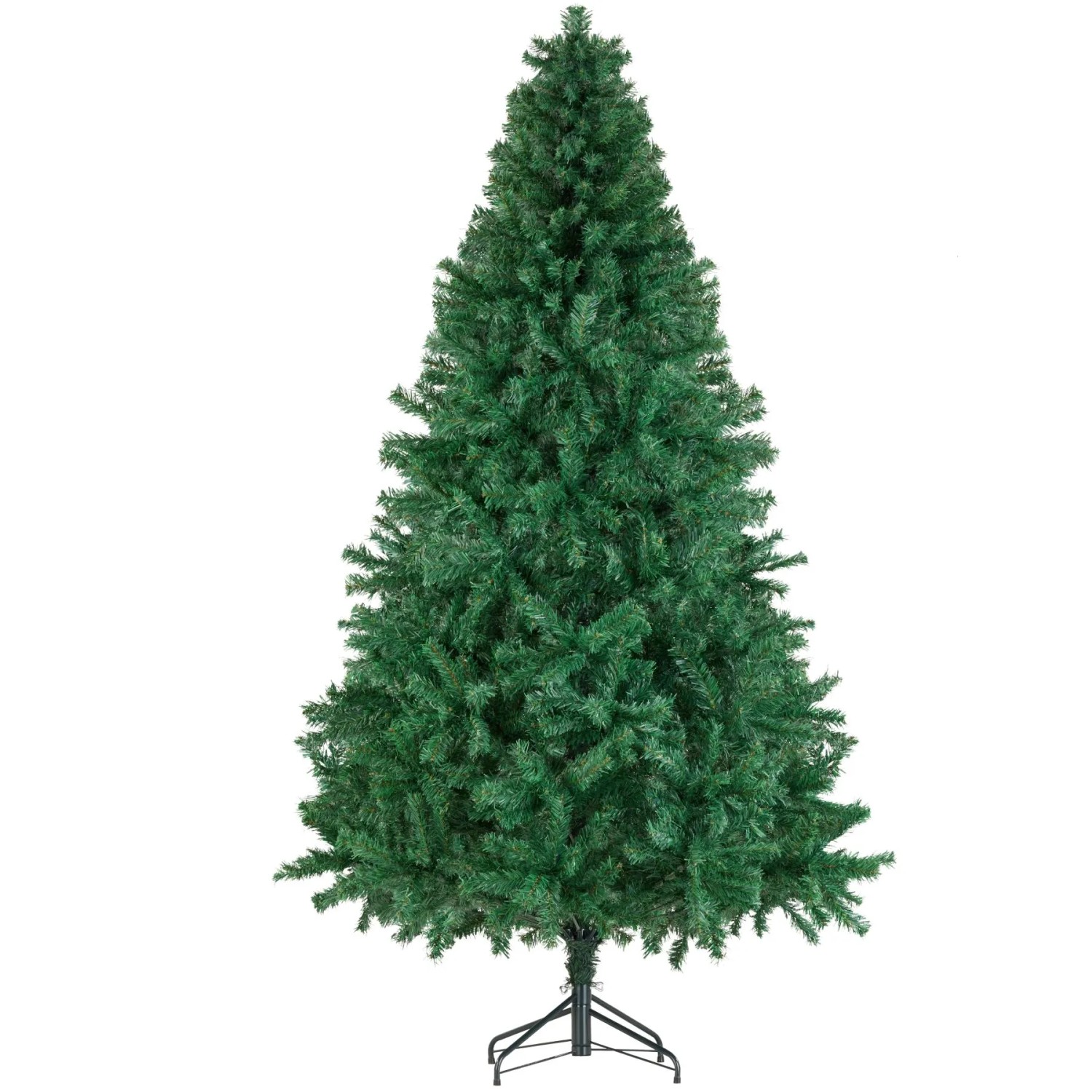 Tectake Weihnachtsbaum  Dasher Künstlich In Grün  Mit Dichten Nadeln Detailliert und Naturgetreu  125 x 125 x 210 cm Grün