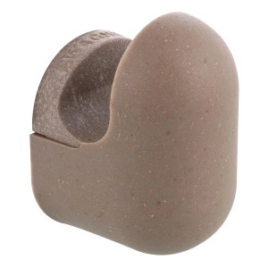 Wagner Wandhaken Hooks4home Pill, taupe, aus Bio-Kunststoff, 50x30x35 mm.