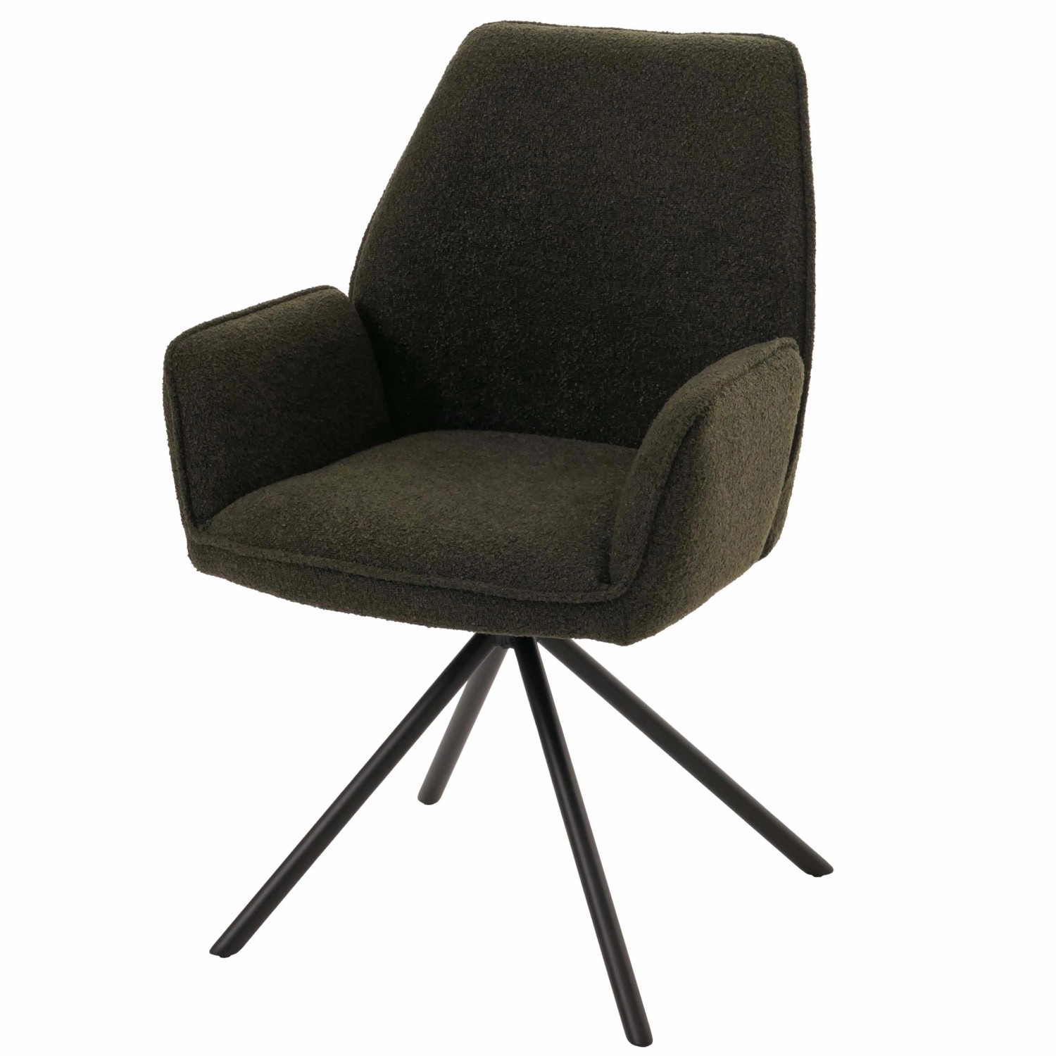 MCW Esszimmerstuhl G67 Boucle Olivgrün günstig online kaufen