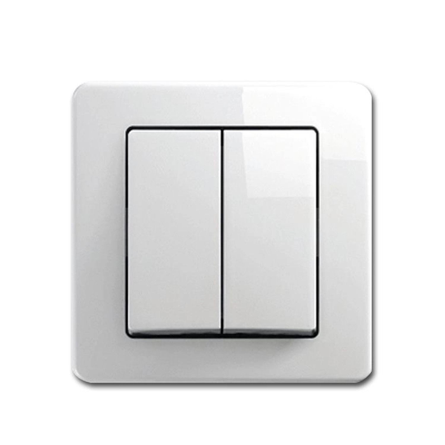 TEM EKONOMIK Doppel Wechsel Schalter Weiß 250V10A