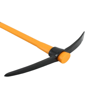 Galaflor Kreuzhacke, 2,5 kg, mit Fiberglasstiel, für Bodenbearbeitung im Garten.