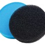 Heissner Ersatzfilterschwämme für Druckfilter, 22 cm Ø, blau und schwarz.