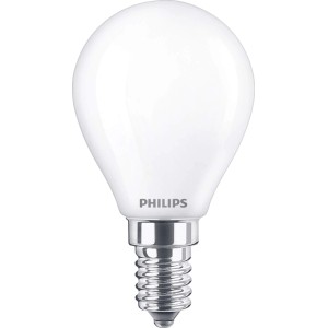 Philips LED-Leuchtmittel E14 in Tropfenform, 6,5W, 806 Lumen, 8x4,5cm.